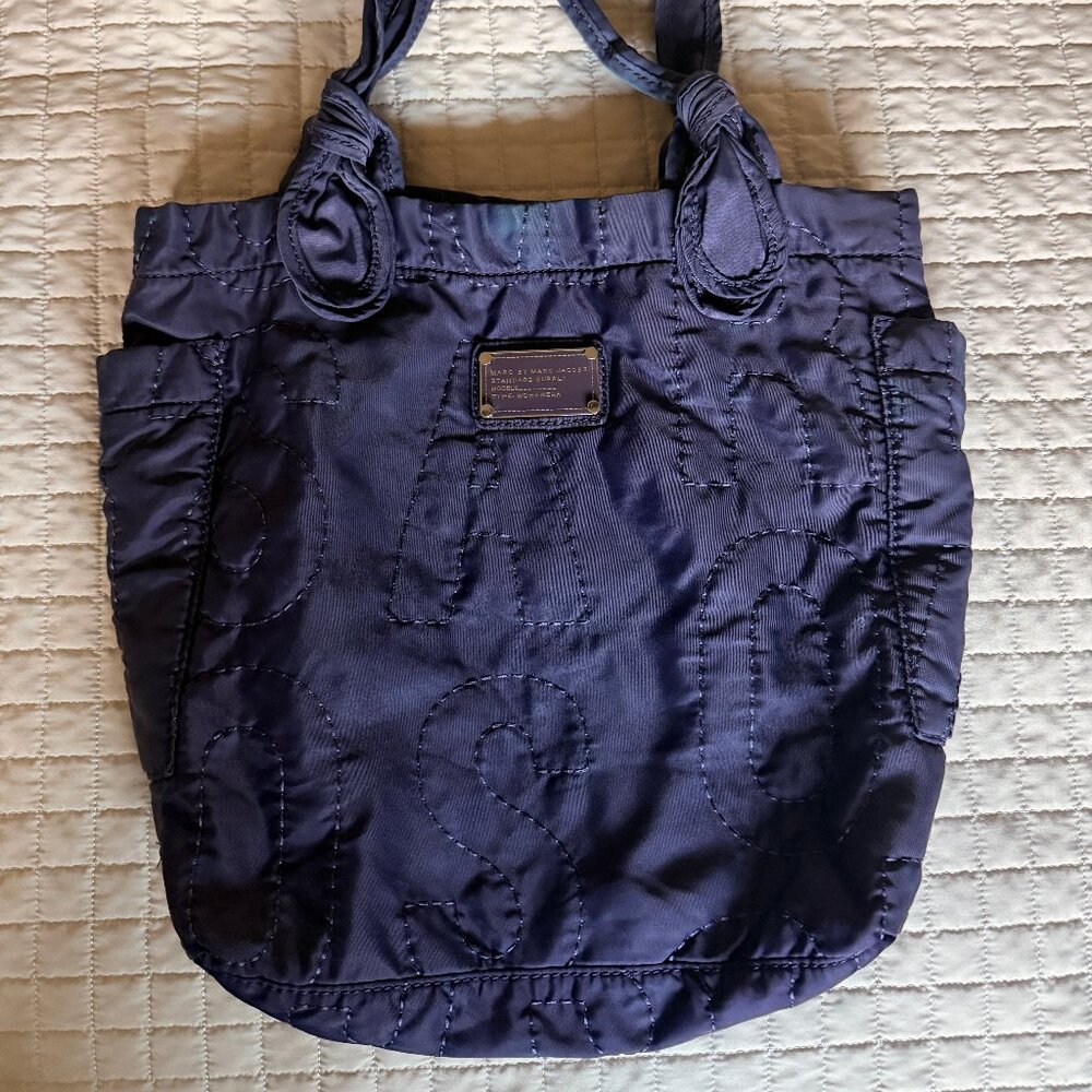 Purple Quilted Nylon MARC BY MARC JACOBS Tote Bag